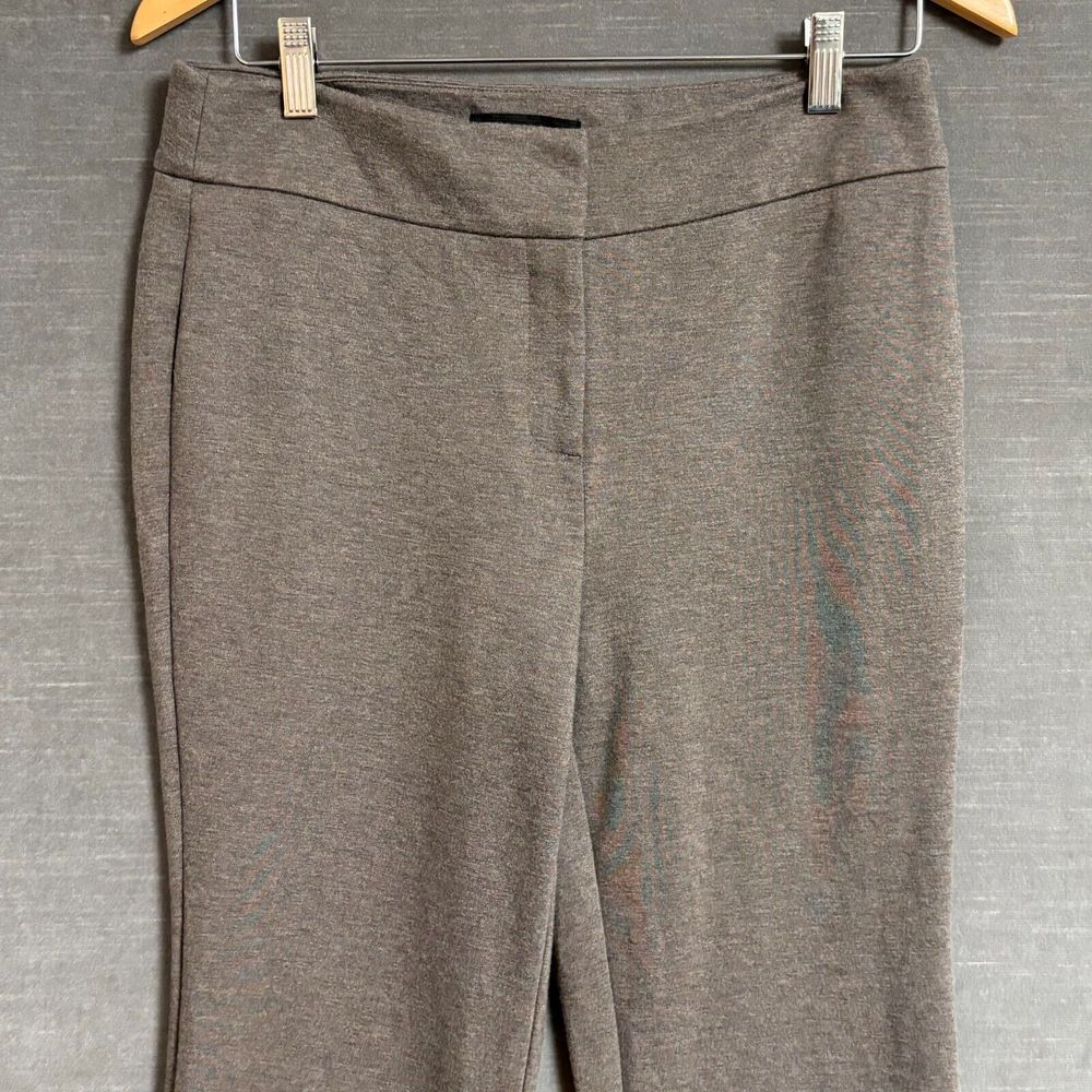 Talbots Pants 6 Brown Stretch Dress Career Straight Office Neutral Capsule - Picture 2 of 11